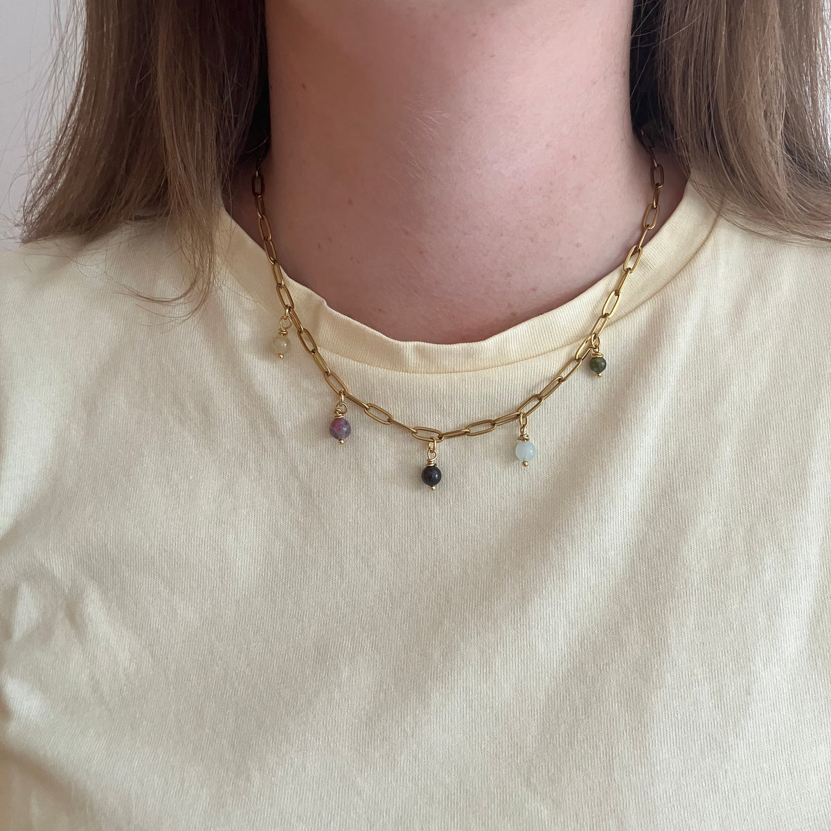 Birthstone necklace